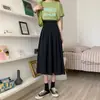 Falda Plisada de Otoño 2026 de Longitud Media Nuevo Estilo Francés de Cintura Alta Adelgazante Chic que Cubre la Cadera para Mujer