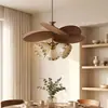 Lámpara de araña para restaurante, lámpara de mesa de comedor estilo francés de mediados de siglo, vestíbulo vintage, dormitorio, estudio, lámpara colgante de concha