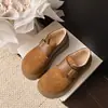Sapatos Birkenstock Retro de Sola Grossa para Aumentar a Altura Femininos Outono 2026 Versáteis Slip-On Mocassins Confortáveis Casuais Sapatos Individuais