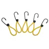 Tienda de campaña para exteriores Hebilla de cuerda elástica Correa de sujeción fija Gancho de cuerda elástica 15 cm Accesorios para toldo de camping