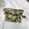 Neceser cosmético pequeño con diseño floral, fresco y portátil, para mujer, de viaje, de gran capacidad, para guardar pintalabios y cosméticos, bolso de mano