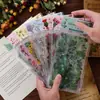 Paquete de Pegatinas para Planificador Plantas Flores Hojas Retro PET Pegatinas para Planificador Infantil Decoración DIY Pegatinas para Vasos Regalo