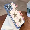 Comercio Exterior Ins Estampado de Leopardo Lazo Rosa Manzana 16/15Pro Funda para Teléfono Iphone17 Cubierta Protectora Anti-Colisión en Cuatro Esquinas