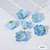 Accesorios Creativos para Tocados de Flores Pequeñas con Bordes Artificiales Tostados Material de Flor de Seda para Manualidades Decoración de Pared de Fondo de Boda Flor
