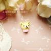 Accesorios de resina para pastel de pan con forma de oso y gatito de dibujos animados, funda para teléfono de crema, accesorios para el cabello para niños