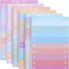 Bloc de Notas Bloc de Notas Arcoíris Multicolor Bloc de Notas para Compras Bloc de Notas Papel Fluorescente Color Nota Adhesiva Venta al por Mayor