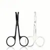 Tijeras de Acero Inoxidable con Puntas Redondas para Recortar el Vello Nasal, Recortador de Vello Nasal para Hombres, Tijeras Redondas de Precisión para Depilar Cejas de Mujeres