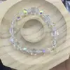 Pulseira de Cristal Artificial Cristal Imitação Pulseira para Mulheres Estilo Coreano Moda Super Brilhante Cor Importada Joias Pequenos Presentes para Meninas