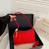 Bolso de Lunares para Mujer 2026 Nuevo Verano Súper Popular Exquisito Versátil Bolso de Hombro para Debajo del Brazo Bolso Cruzado para Viajes y Trabajo