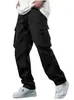 2026 eBay exportación pantalones jogger de color liso para hombre con bolsillo para deporte primavera y otoño ropa de trabajo pantalones largos dropshipping