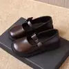 Zapatos de Princesa para Niñas 2026 Primavera Nuevos Zapatos Mary Jane Negros de Cuero Pequeños para Niñas Pequeñas, Zapatos Versátiles para Niñas de Primavera y Otoño