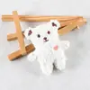 Muñeca Broche de Peluche de Dibujos Animados Corazón Conejo Oso Cadena Colgante Accesorios de Joyería Accesorios para Equipaje Llavero Colgante Productos