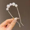 Herramienta Perezosa para Peinar el Cabello Hacedor de Moños Peine de Cuatro Dientes Pasador de Pelo Pinza para el Pelo de Inserción Inversa Pasador de Pelo en Forma de U Accesorio de Peinado para Mujeres