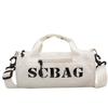 Bolsa Pequeña Bolsa de Fitness Bolsa Cruzada Pequeña para Hombre Bolsa Cubo Deportiva Ligera Bolsa de Hombro para Entrenamiento Bolsa Cilíndrica de Mano para Hombre