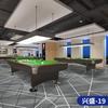 Alfombra de Piso Gruesa para Sala de Billar, Resistente al Desgaste, a la Humedad, Alfombra Impresa Comercial de Cobertura Total, Sala de Billar de Hotel Resistente al Fuego y Retardante de Llama