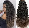Gogo Curl Crochet Cabello Sintético Rizado para Trenzas 10 a 22 Pulgadas Ombre Afro Kinky Rizado Extensiones de Cabello para Trenzas Crochet