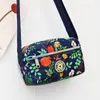 Bolsa Feminina Popular Mais Vendida, Bolsa de Tecido Floral, Bolsa Transversal de Grande Capacidade, Bolsa com Zíper Multicamadas à Prova d'Água para Mães de Meia-Idade e Idosas, Bolsa de Feira de Rua