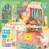 Juguete de Plastilina para Niños, Máquina de Fideos Hamburguesa, Molde de Arcilla, Material de Arcilla para Manualidades de Jardín de Infancia
