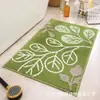 Alfombrilla Pequeña Floral Fresca para Piso de Baño Manta de Dibujos Animados para Mesita de Noche de Dormitorio Alfombrilla Resistente a Manchas para Entrada Felpudo para Puerta de Entrada Alfombra Decorativa para Sala de Estar