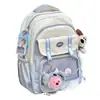 Mochila de Moda Ins de Estilo Japonés Casual Versátil Bolsa Escolar para Estudiantes de Secundaria y Preparatoria Mochila de Viaje