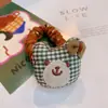 Hd10196A02 Urso Fofo de Outono e Inverno Natalino Boneco de Neve Elástico de Cabelo Intestino Delgado Árvore de Natal Cogumelo Criativo Elástico para Mulheres