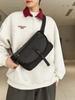 Nueva Moda Trendy Unisex Bolso Cruzado Estilo Coreano de Alto Valor para Viajero Bolso de Pecho Sencillo Ligero Color Sólido Riñonera Pareja