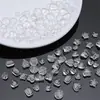 Vidrio transparente cuentas redondas cuentas de mariposa perforadas cuentas sueltas pulsera de cuentas hecha a mano diy material para tocado joyería pequeños accesorios