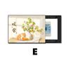 Caja de Reloj Eléctrica Nórdica Pequeña Fresca Pintura Decorativa Creativa Planta Verde Restaurante Caja de Distribución Pintura Colgante Interruptor Interruptor Principal Pintura Sombreada