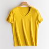 Camiseta de Algodón Mercerizado de Seda de Morera 2026 Fresca al Tacto Sin Planchar 13 Colores Verano Fresco Top Sedoso para Mujer
