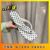 Chanclas Retro Dulces de Lunares Estilo Coreano para Mujer Verano 2025, Sandalias Versátiles y de Moda Estilo Vacacional
