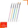 Bordado Yan cor pintura caneta dupla ponta furadeira puxar linha Caneta lantejoula Haste conjunto pincel caneta nail art outlet de fábrica