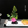Plato de sashimi de comida occidental para hotel, plato decorativo con flores y borde floral, plato creativo, platos fríos artísticos decorativos, pequeños adornos