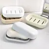 Suporte de Sabonete Drenante Estilo Nórdico Rack Criativo de Sabonete para Banheiro e Vaso Sanitário Bandeja de Sabonete de Plástico Caixa de Sabonete Caixa de Armazenamento