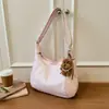 Bolso Tote de Moda Casual de Gran Capacidad, Color Sólido, Nuevo Estilo Verano 2026, Hermoso, de un Solo Hombro Cruzado para Mujer