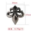 Suministro Transfronterizo DIY Cro Retro Clip Decorativo Grande Accesorios Remache para Funda de Teléfono Móvil Clip en Forma de Flor Cruz