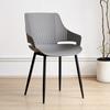 Silla de Plástico, Silla Simple para el Hogar con Respaldo, Diseño Hueco, Silla de Ocio para Comedor, Silla de Restaurante, Silla de Escritorio Gruesa para Exportación