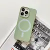 Capa Magnética de Silicone Líquido Nova para iPhone 15 Pro Max Case 13 Apple 14 Carregamento Sem Fio 12