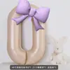 Globo con Número 1 de Lazo de Cumpleaños Decoración de Escena para Fiesta de Niña de Un Año Arreglo Atmósfera de Diosa Accesorios para Fotos