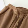 Toma real de pantalones de chándal cálidos y suaves con forro polar y puños elásticos - pantalones deportivos y casuales para mujer de otoño e invierno con forro polar y engrosados