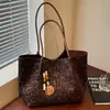 Bolso Tote Estampado de Leopardo Ruien para Mujer 2026 Nuevo Bolso de Hombro de Gran Capacidad para el Trabajo Estilo Coreano Moda Bolso de Mano Tendencia