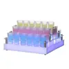 Estante de Balas Brillante Cubo Arcoíris Estante para Copas de Cóctel Vidrio Esmerilado Estante para Vino de Yog Taberna Traje de Vino