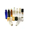 Frascos Roll-On 5ml-10ml, Vários Tamanhos, Frascos Dispensadores de Amostras Cosméticas, Aplicadores de Óleo Essencial, Atacado em Estoque