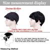 Perucas Transfronteiriças para Homens, Cabelo Curto, Cabelo Masculino Europeu e Americano, Cabelo Curto Cacheado Fofo e Realista, Perucas Curtas Maduras, Perucas Masculinas, Cabelo Real