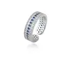 Anillo Abierto Corona de Diamantes Microincrustados Estilo Vintage, Estilo Old Money, Lujo Ligero, Sensación de Alta Gama, Venta Directa del Fabricante