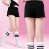 Pantalones de Danza para Niños, Pantalones de Práctica de Verano, Pantalones Cortos de Danza para Niñas, Calzoncillos Bóxer de Algodón Negros, Pantalones Cortos para Bailarín Moderno