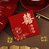 Envelope vermelho de casamento criativo personalizado novo estilo especial de casamento suprimentos de casamento conjunto completo pega de casamento bloqueio de porta recheio de porta saco feliz