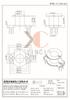 Fabricante de esqueleto RM8, YC-RM-0801, esqueleto para transformador 6+6p, esqueleto para bobina de inductancia