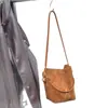 Bolsas de Alta Gama 2025 Nuevo Bolso Cubo de Piel Mate Bolso Cruzado para Mujer Bolso de Mano para Mujer Bolso Versátil de Nicho para Mujer