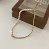 Estilo Francés Sencillo Amor Plata Rota Perla Collar Lujo Ligero Gama Alta Cadena Clavícula Moda Versátil Elegante Joyería Accesorios