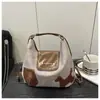 Bolsa de Hombro para Mujer Nueva de Otoño e Invierno 2025 Tendencia Nicho Moda Bolso Tote Grande de Gran Capacidad para Viajes